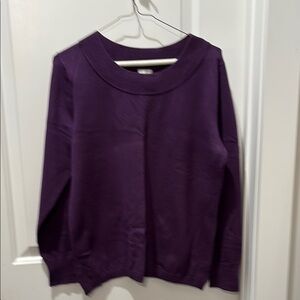 Chico's Purple Knit Sweater